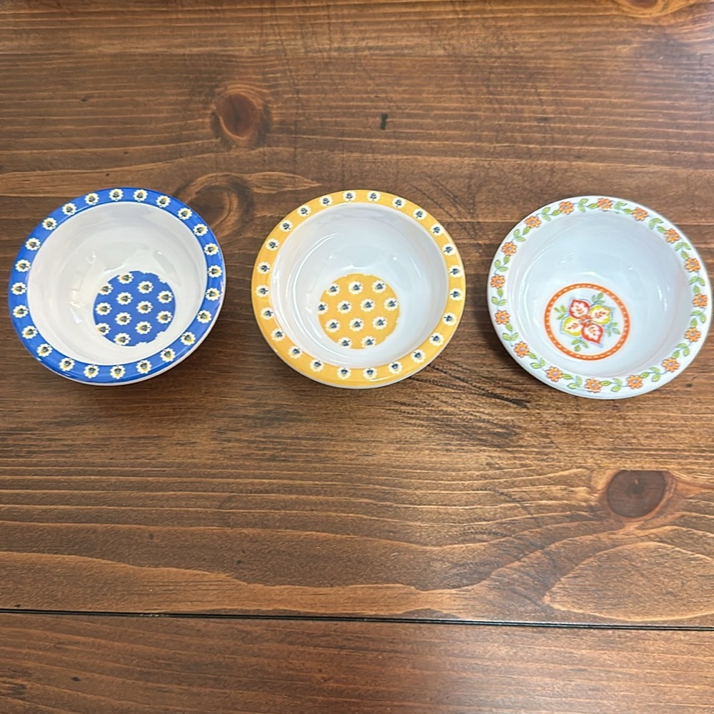 Le Cadeaux - Art de la Table- Set of 3 Dipping Bowls *NWOT
